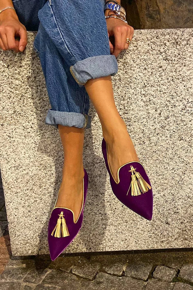 Ava&Rose | LOAFER WITH ELEGANT TASSELS