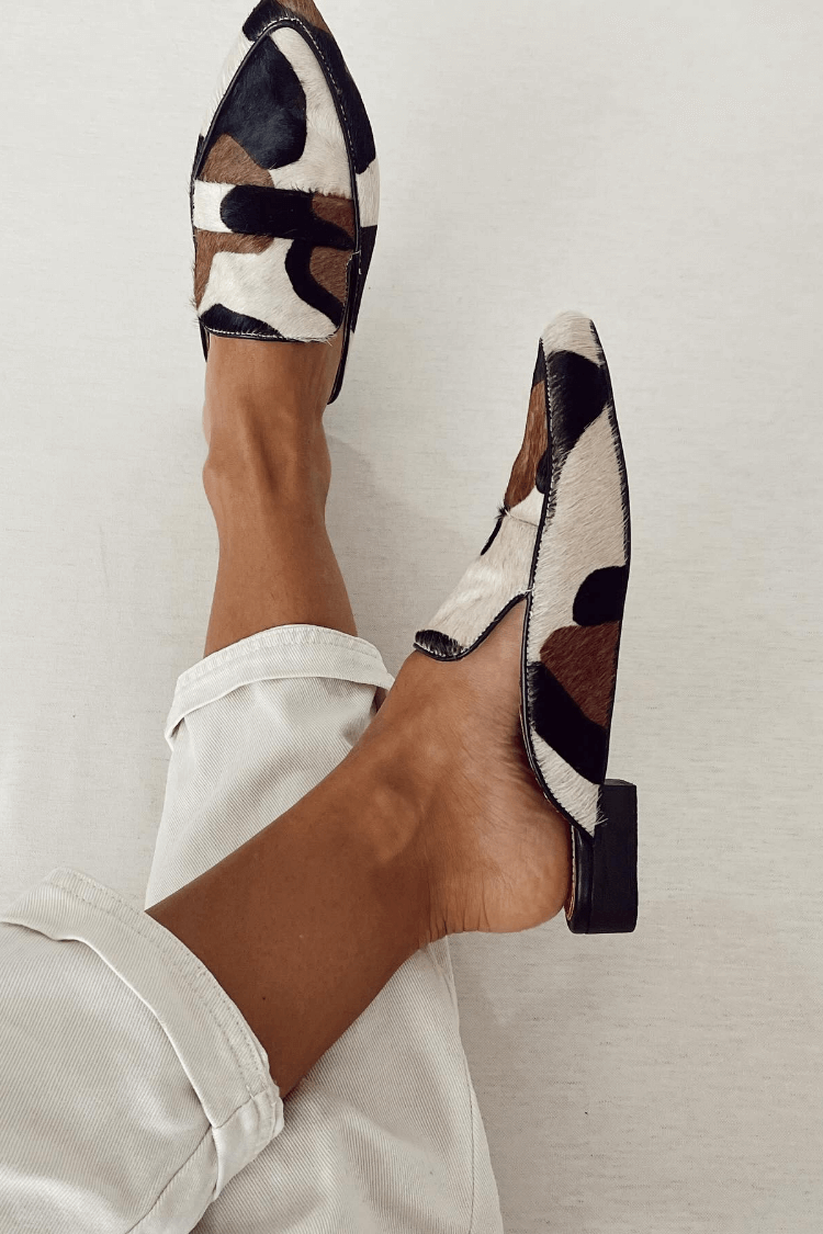AVA&ROSE | LOAFER WITH ABSTRACT PATTERN