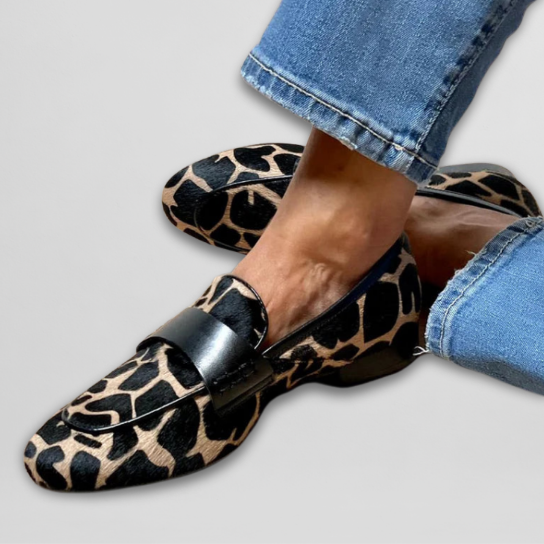 Solira | Animal Print Moccasins