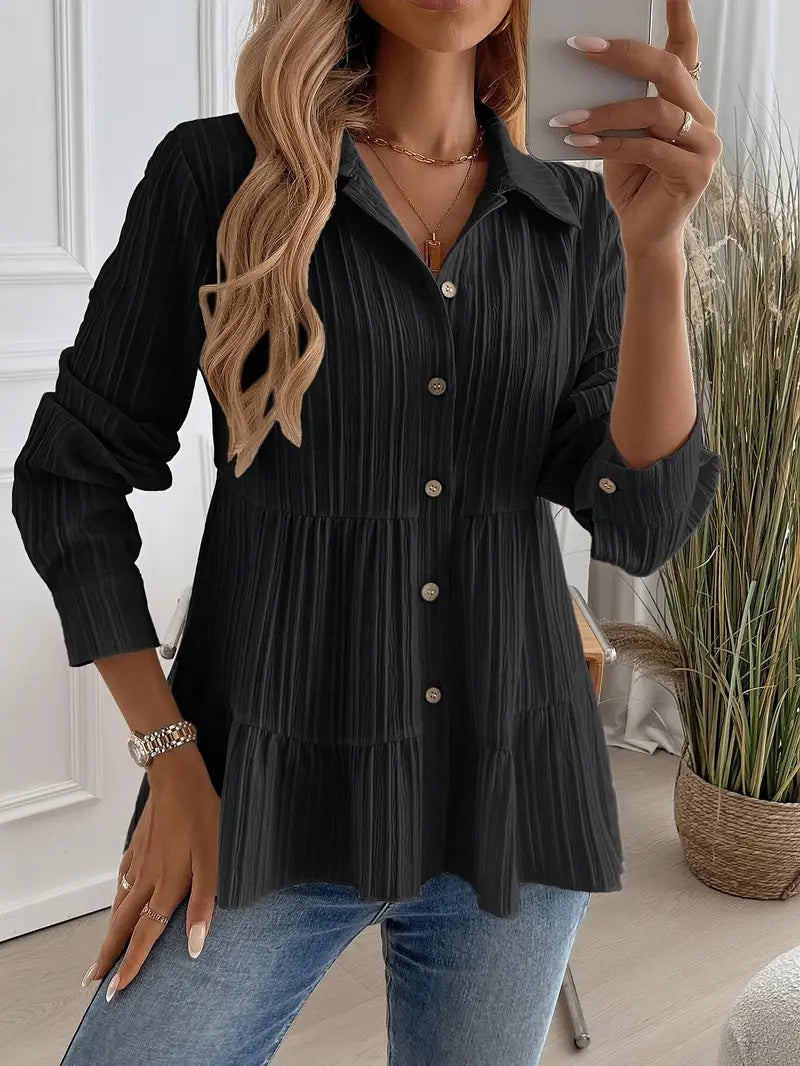 Majlinda - Stylish Long Sleeve Shirt