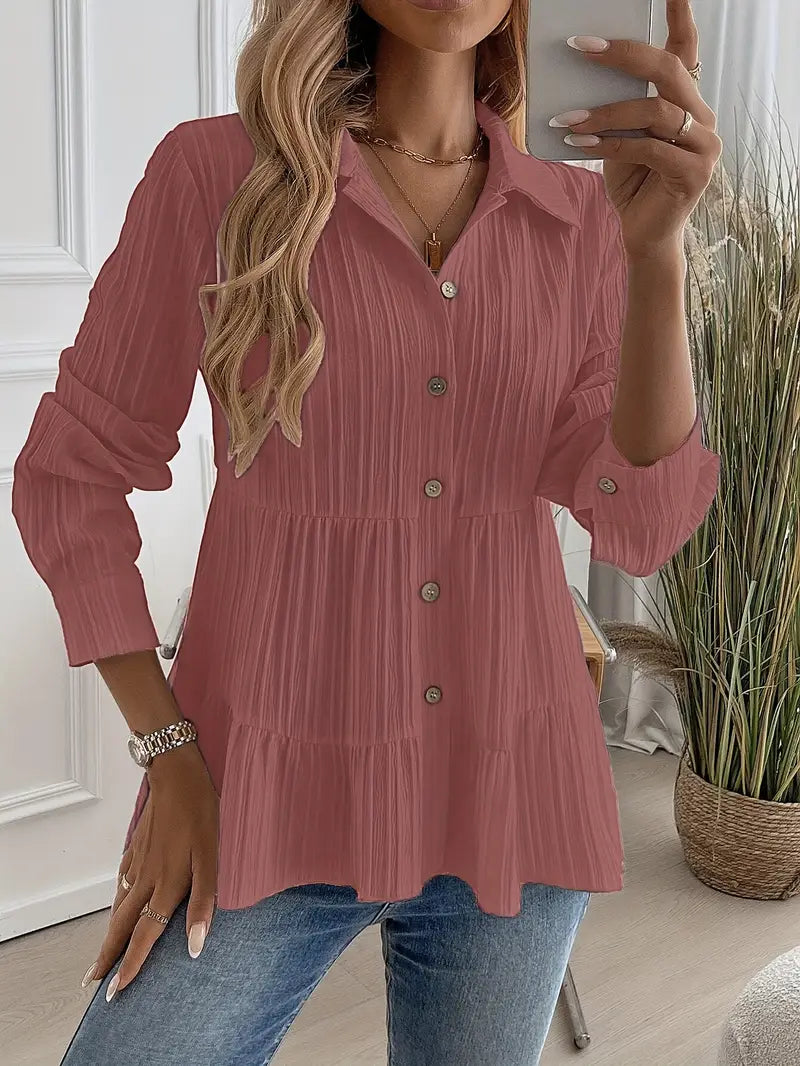 Majlinda - Stylish Long Sleeve Shirt