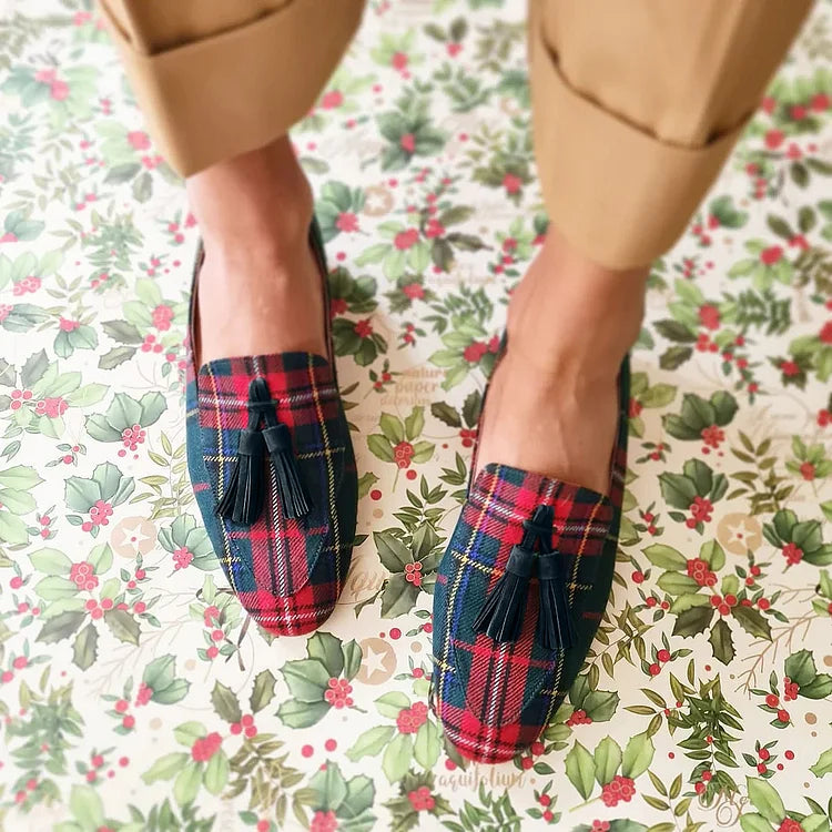 Ava&Rose | SCOTTISH CHIC LOAFER WITH FRINGES