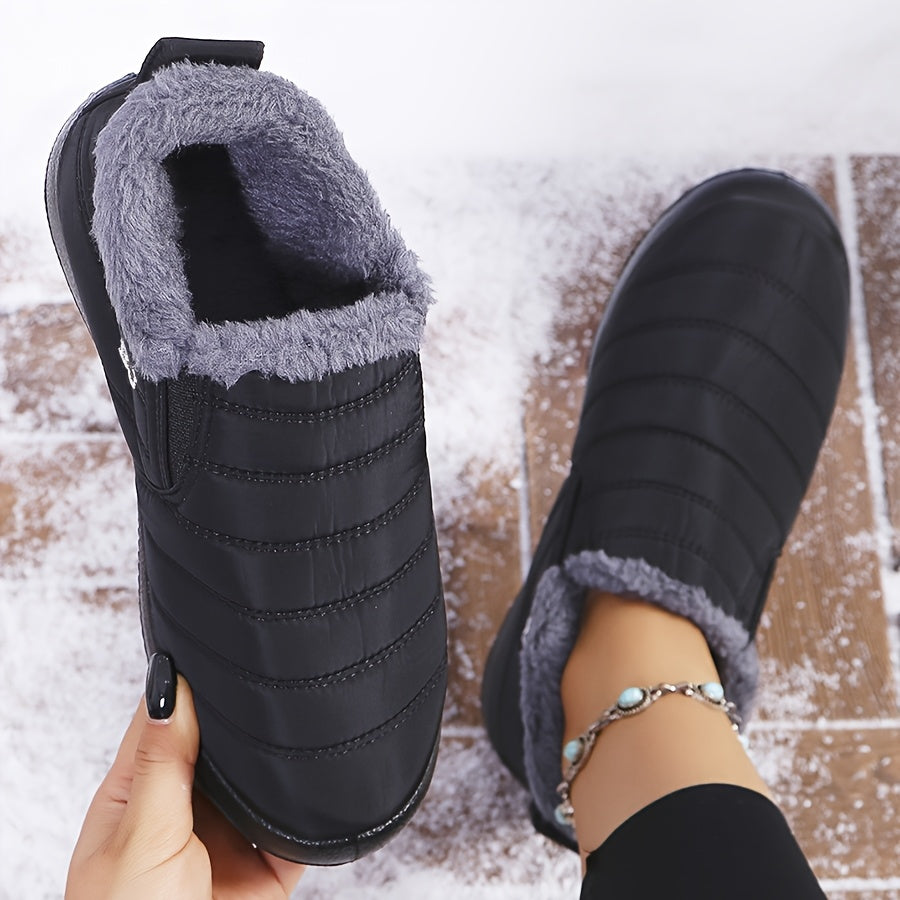 Victoria | Warm Slip-On Winter Boots