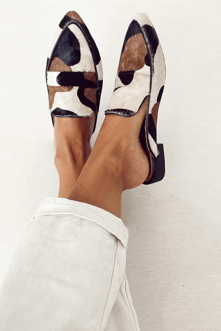 AVA&ROSE | LOAFER WITH ABSTRACT PATTERN