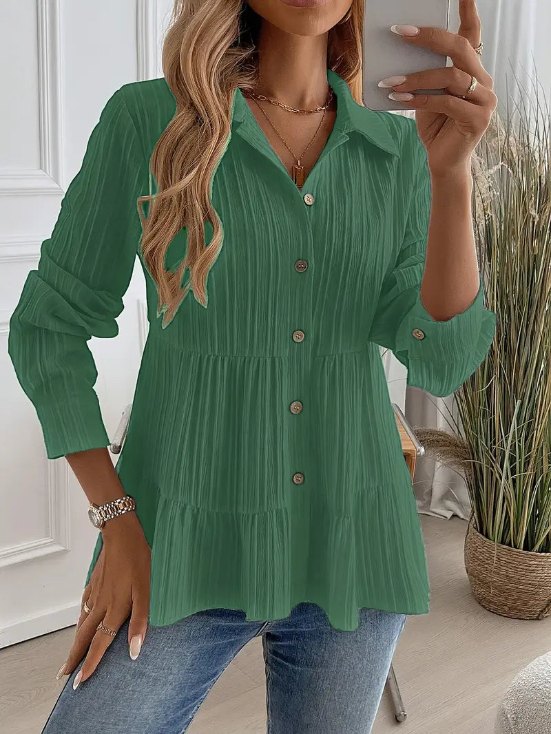 Majlinda - Stylish Long Sleeve Shirt