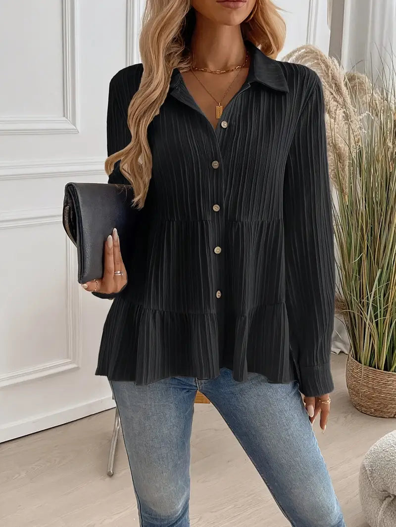 Majlinda - Stylish Long Sleeve Shirt