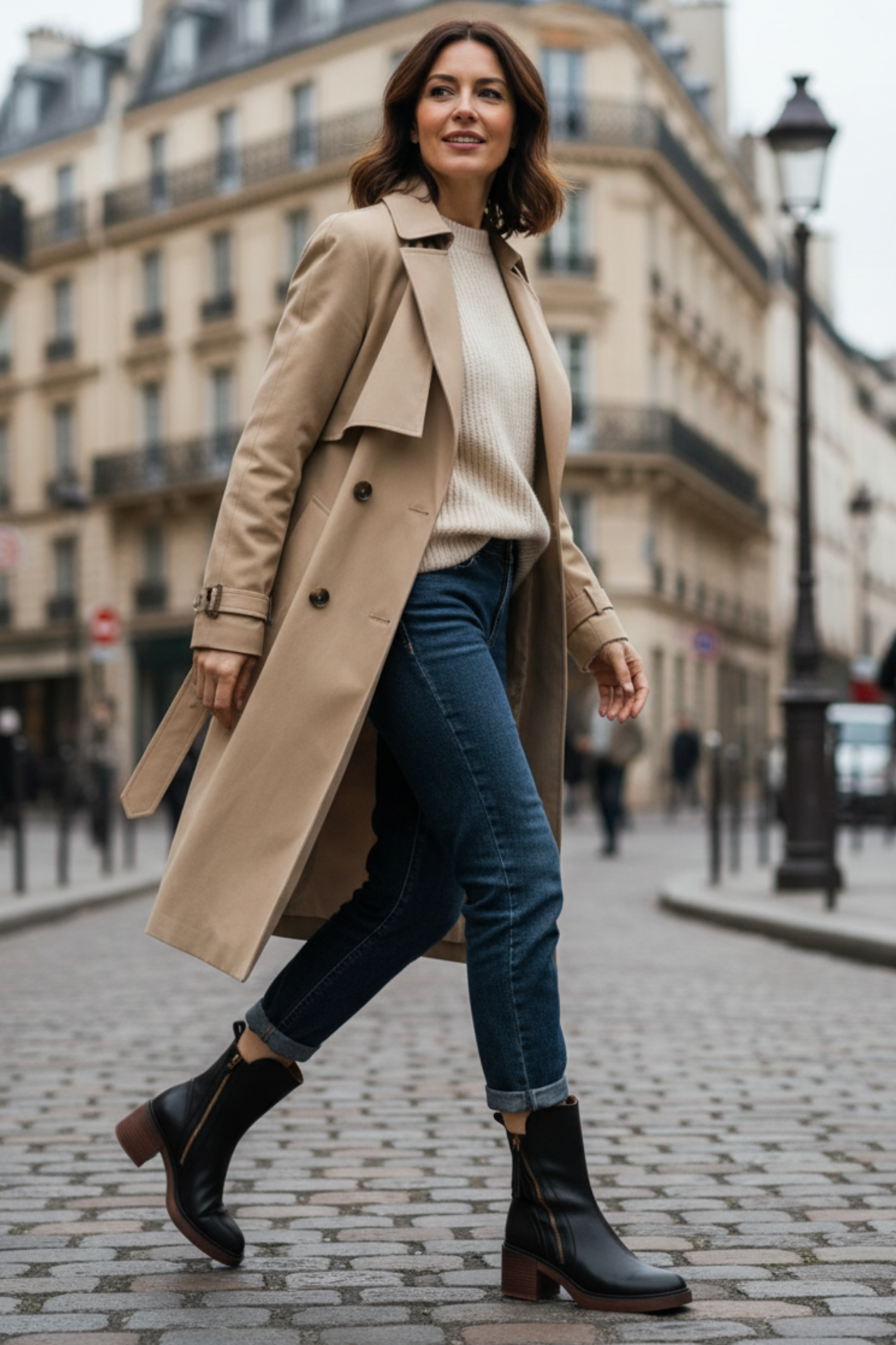 Valeria | Modern Zip Ankle Boots