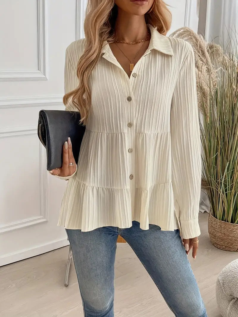 Majlinda - Stylish Long Sleeve Shirt