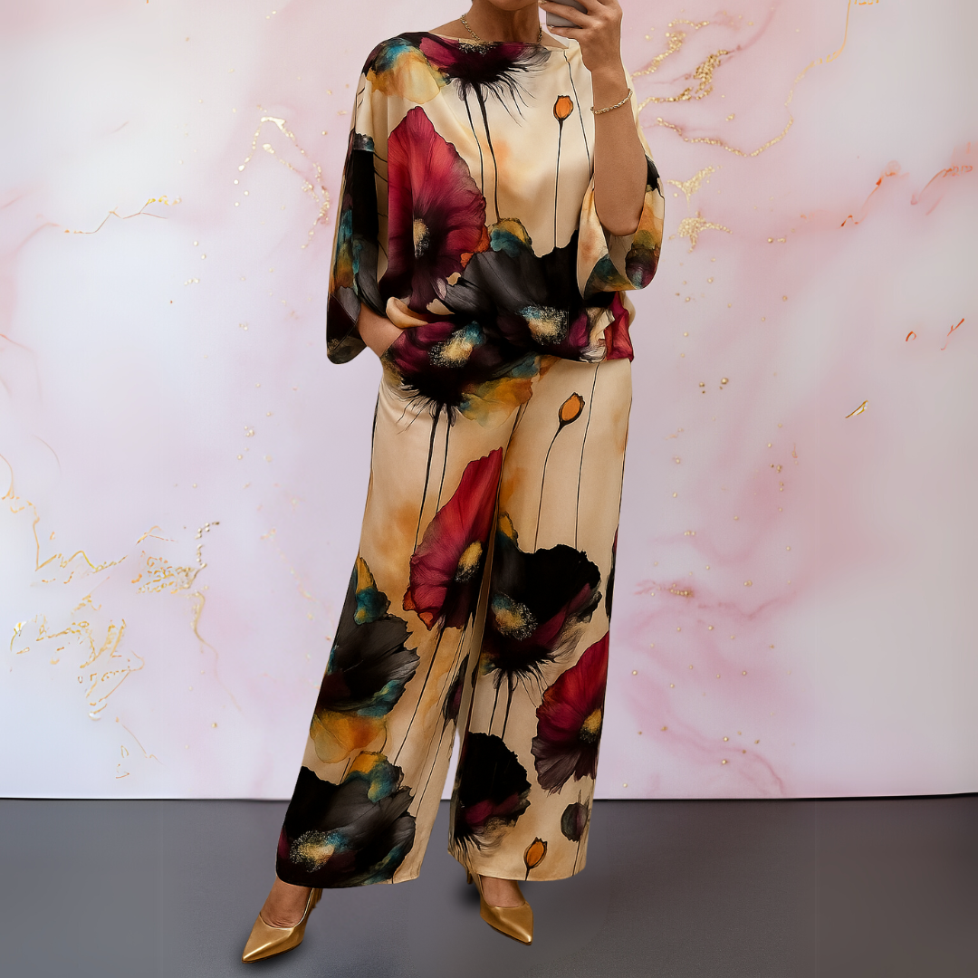 Moniek | Satin Two-Piece Women's Set