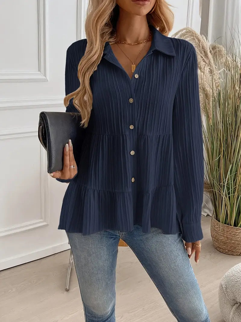 Majlinda - Stylish Long Sleeve Shirt