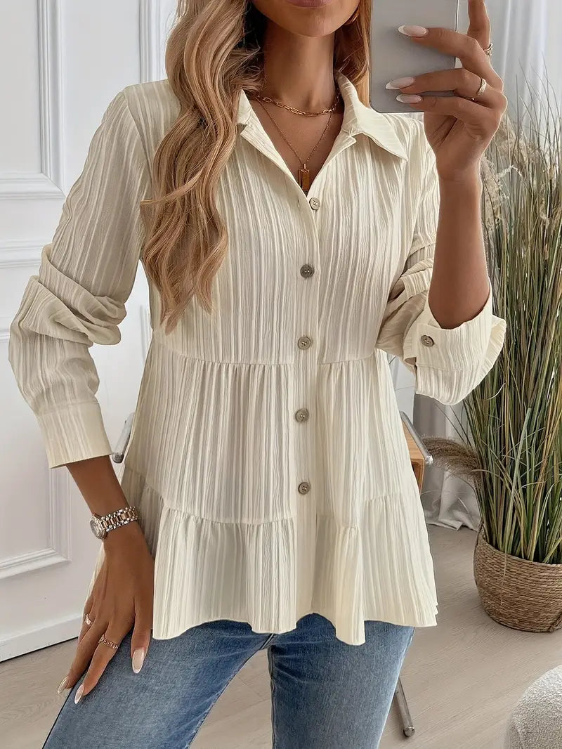 Majlinda - Stylish Long Sleeve Shirt