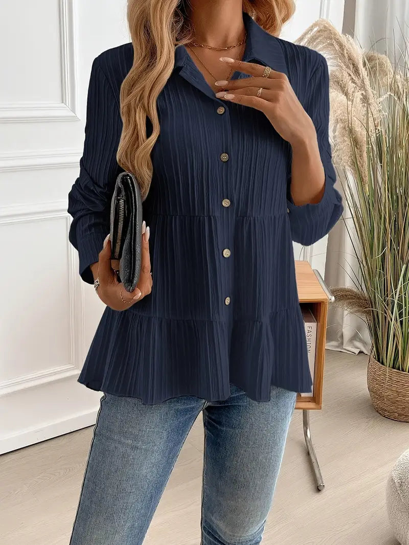 Majlinda - Stylish Long Sleeve Shirt
