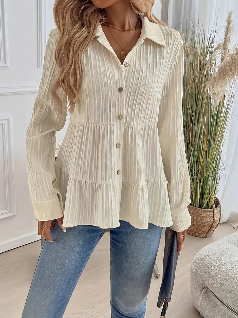 Majlinda - Stylish Long Sleeve Shirt