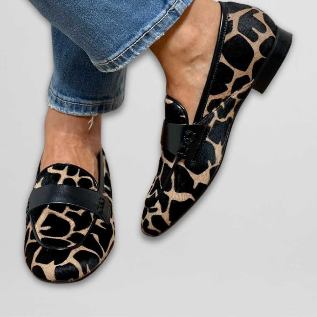 Solira | Animal Print Moccasins
