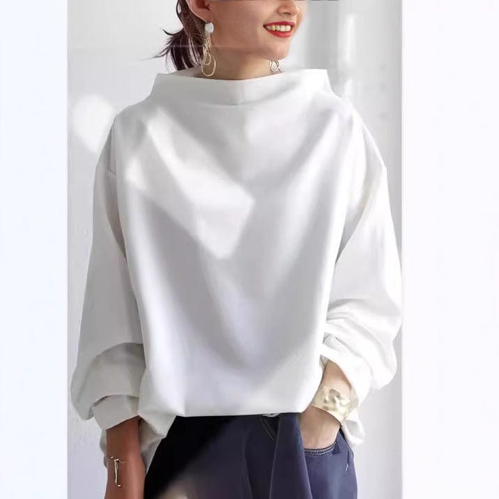 Ava&Rose™ | High-Neck Soft Knit Top