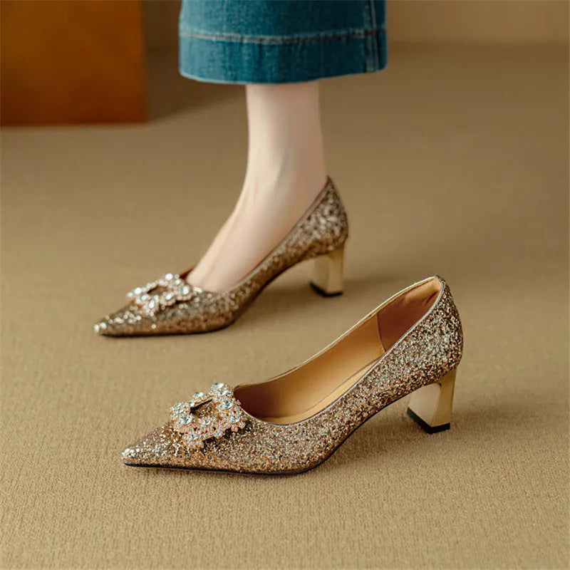 Ava&Rose™| Gloria Glitter Pumps