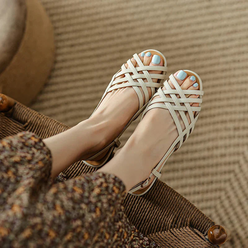 Ava&Rose™| Klaire Flat Sandals