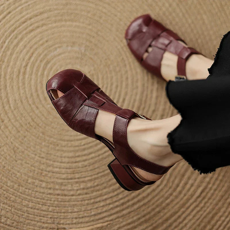 Coralia Chunky Heel Shoes