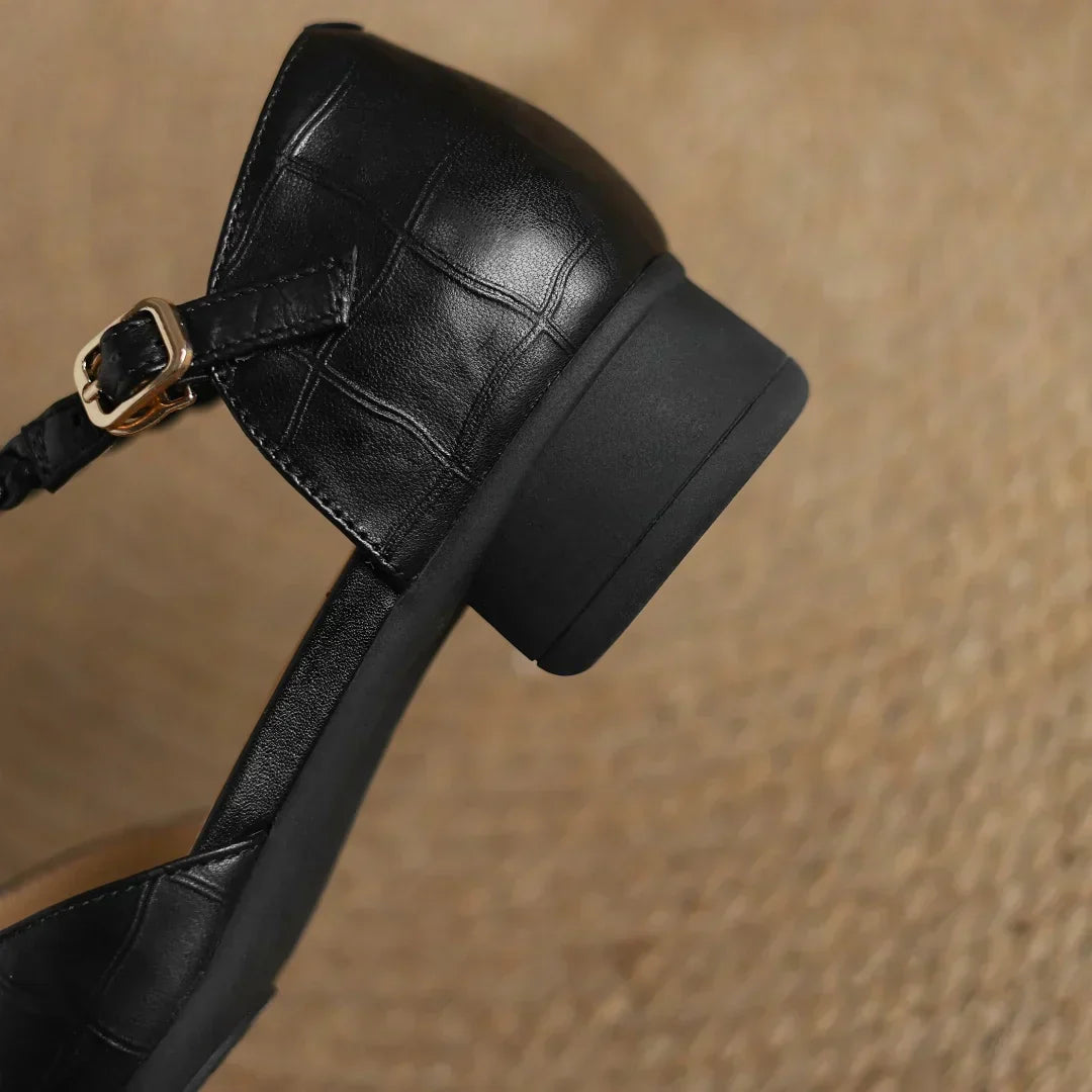 Ava&Rose™| Kepa Leather Mary Janes
