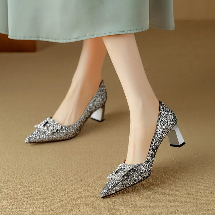 Ava&Rose™| Gloria Glitter Pumps