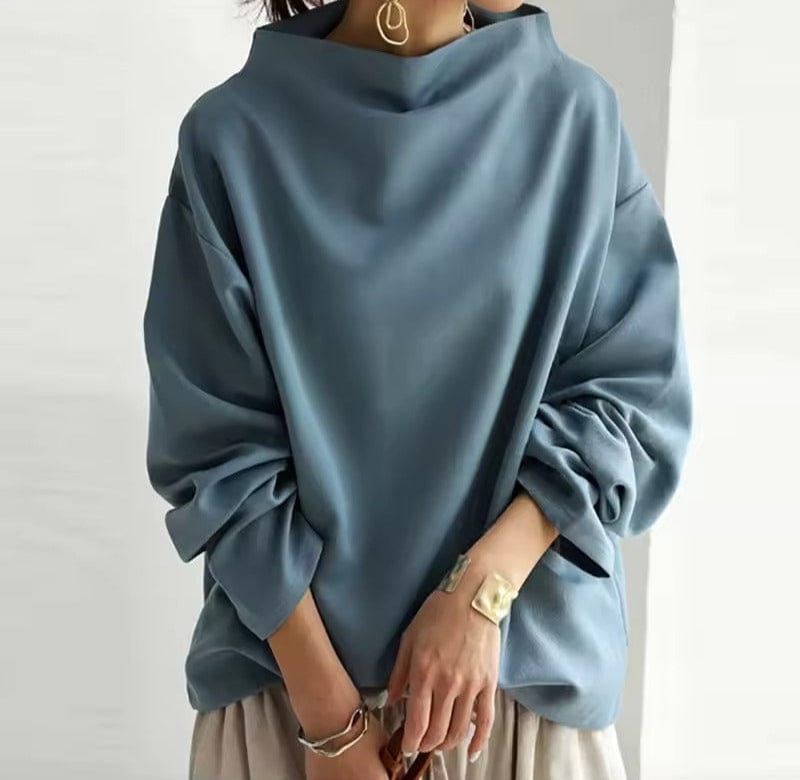 Ava&Rose™ | High-Neck Soft Knit Top