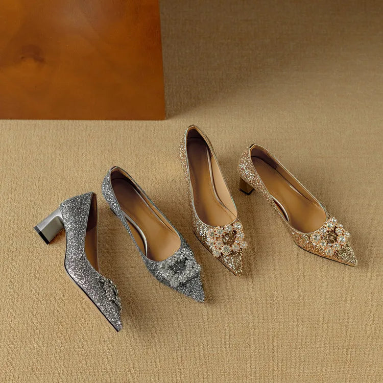 Ava&Rose™| Gloria Glitter Pumps