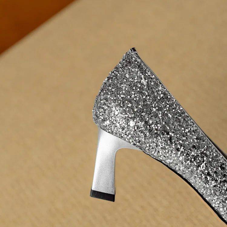 Ava&Rose™| Gloria Glitter Pumps