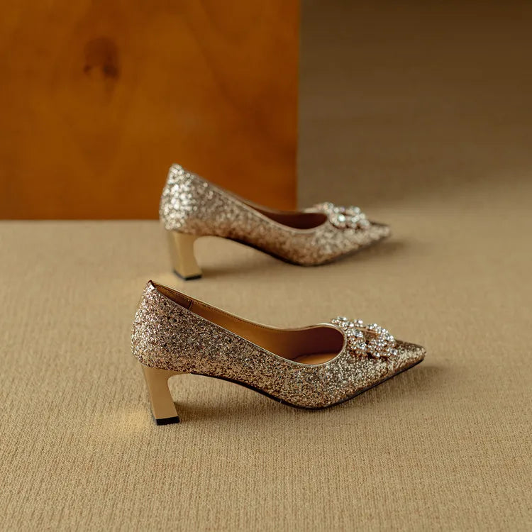 Ava&Rose™| Gloria Glitter Pumps