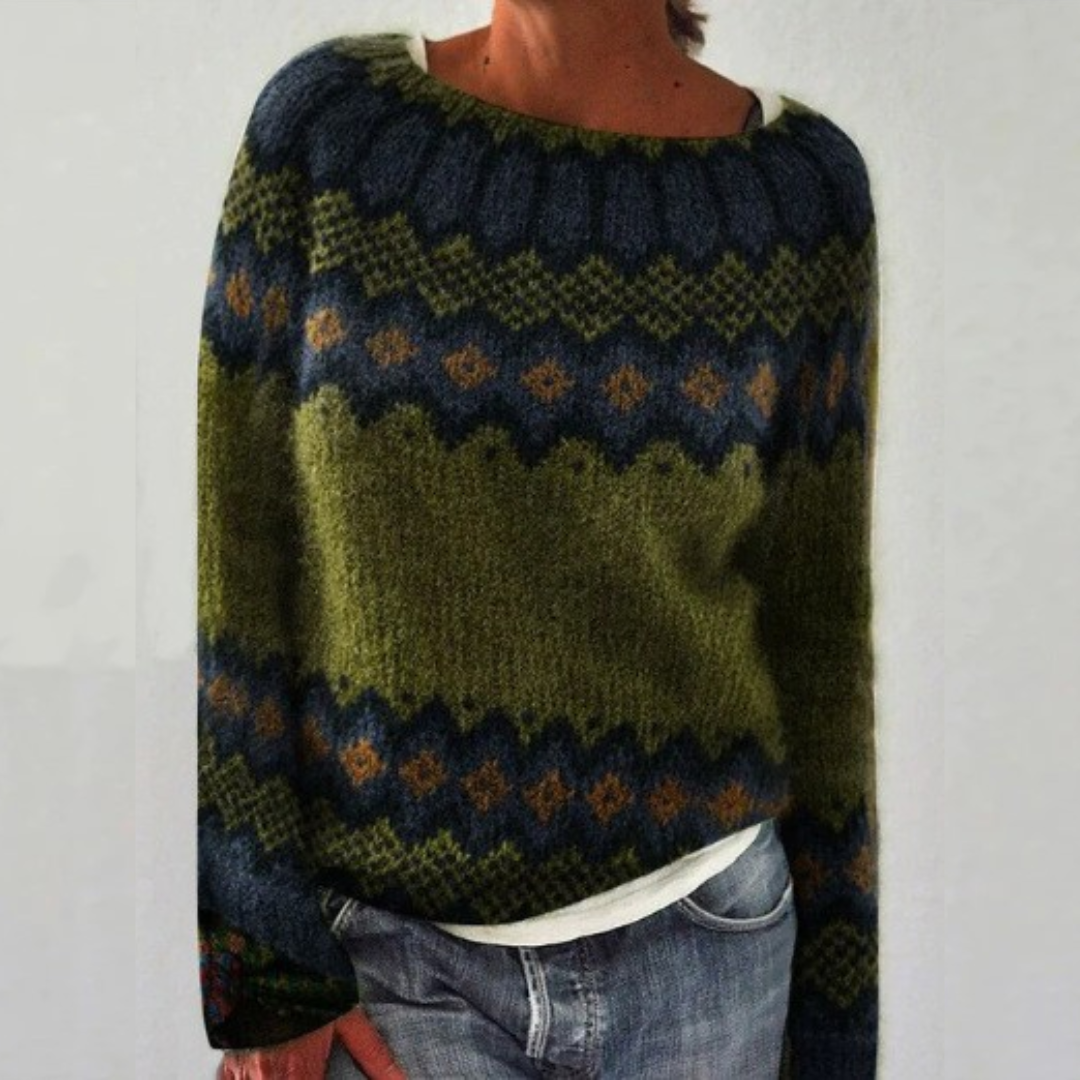 Anita - Comfortable Retro Sweater