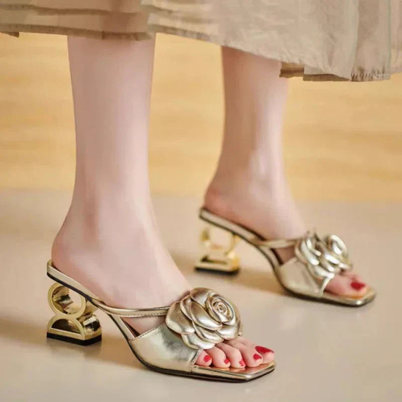 Ava&Rose™| Dera Floral Sandals
