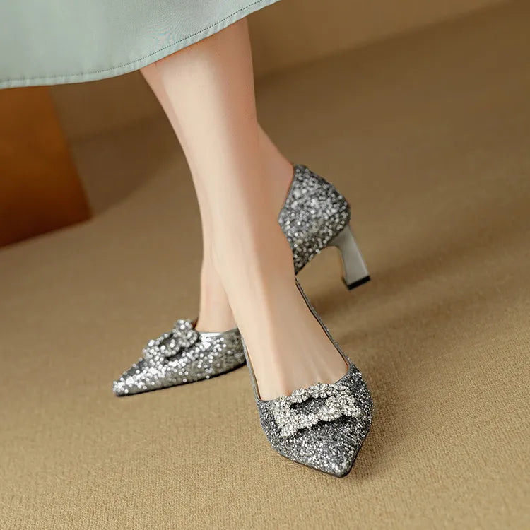Ava&Rose™| Gloria Glitter Pumps