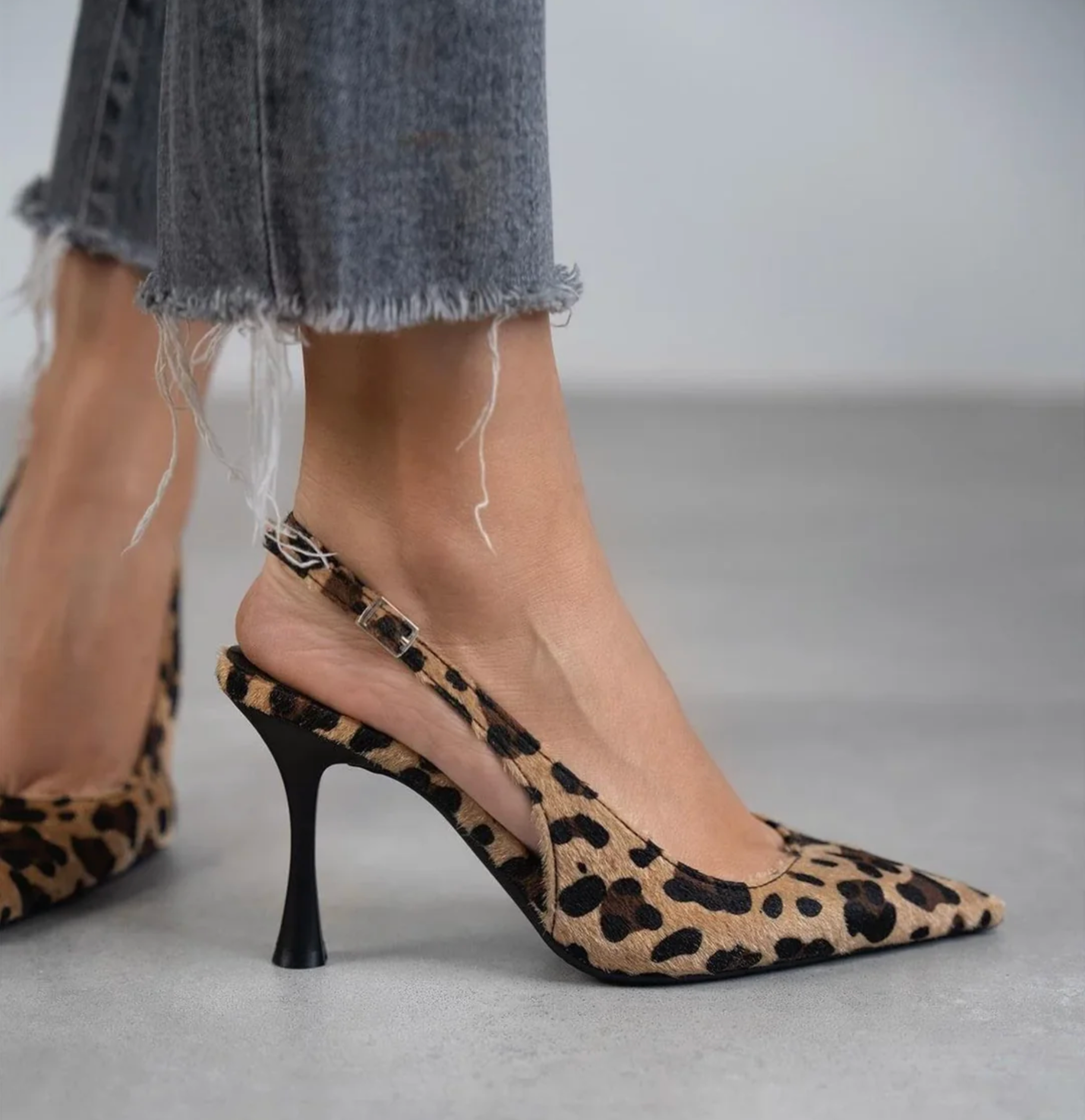 Sophie | Elegant Nude Slingback Heels
