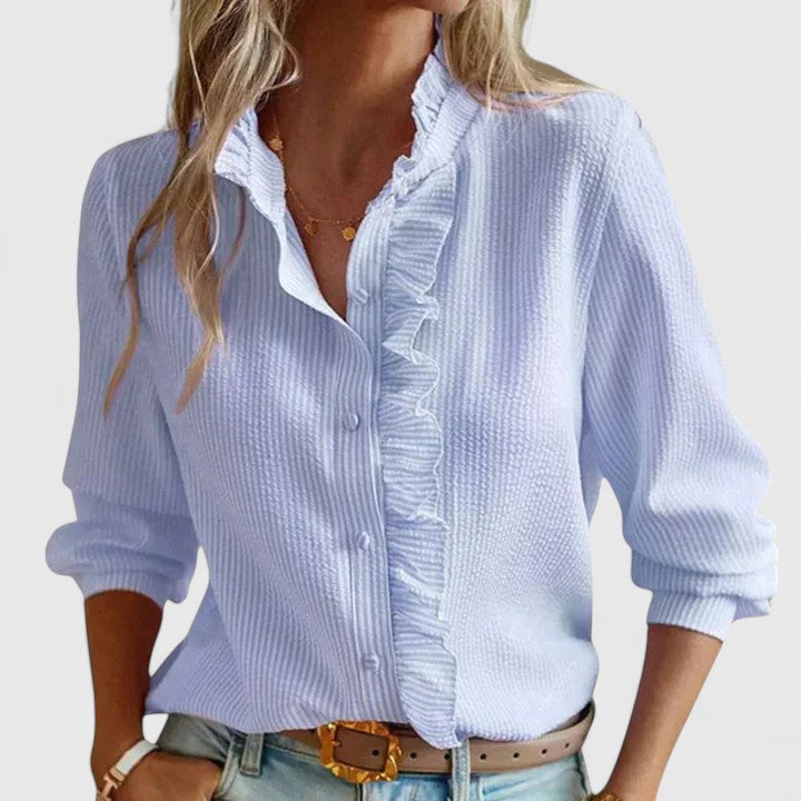 Ava&Rose™ | Sophisticated Long Sleeve Blouse