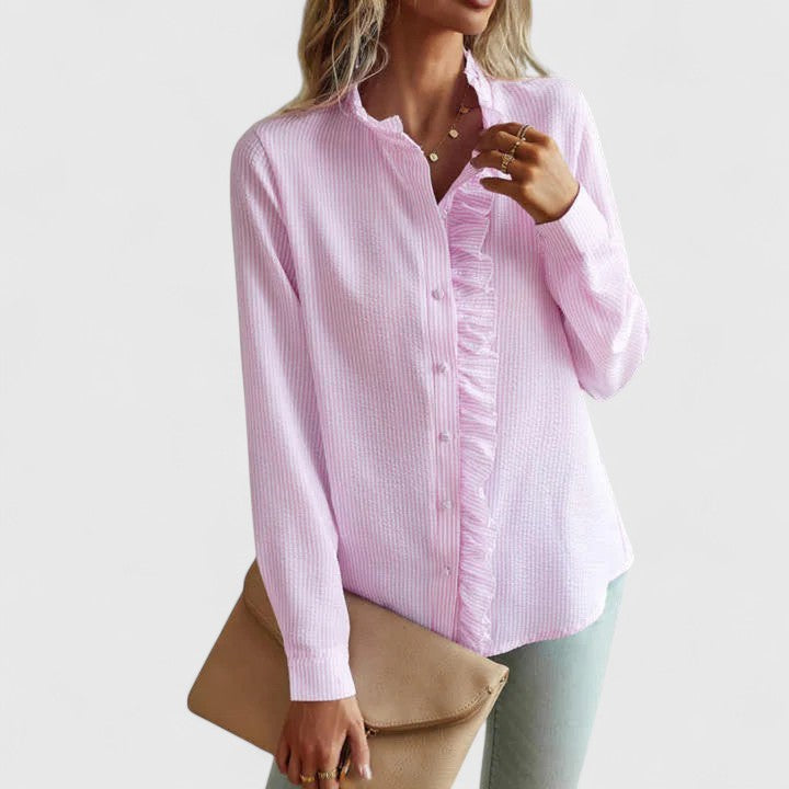 Ava&Rose™ | Sophisticated Long Sleeve Blouse
