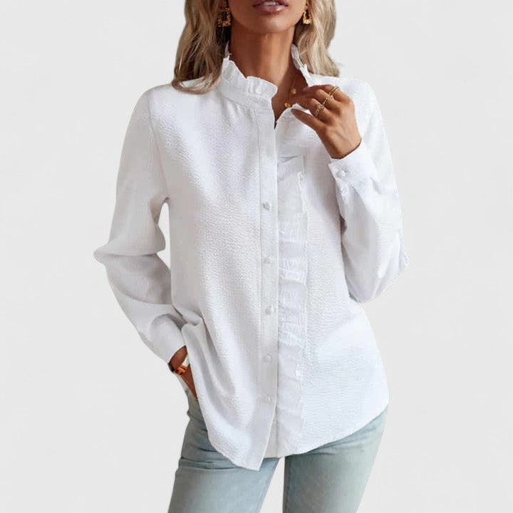 Ava&Rose™ | Sophisticated Long Sleeve Blouse