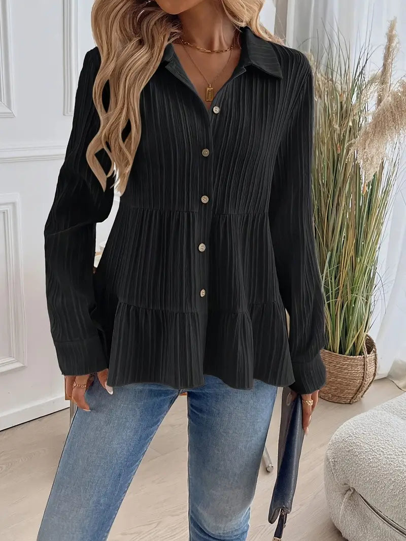 Majlinda - Stylish Long Sleeve Shirt
