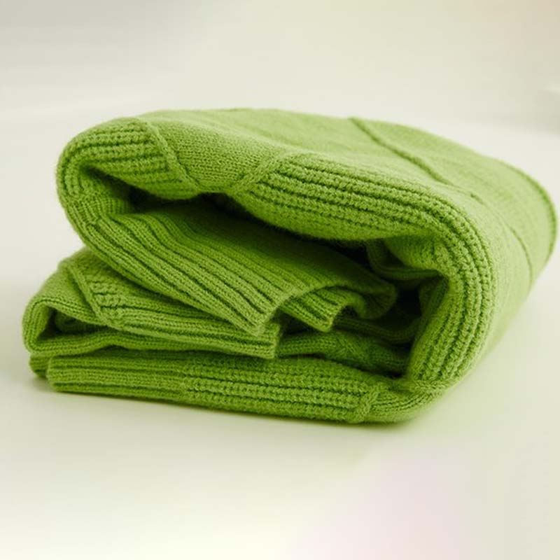 Ava&Rose™ | Textured Turtleneck Knit Sweater
