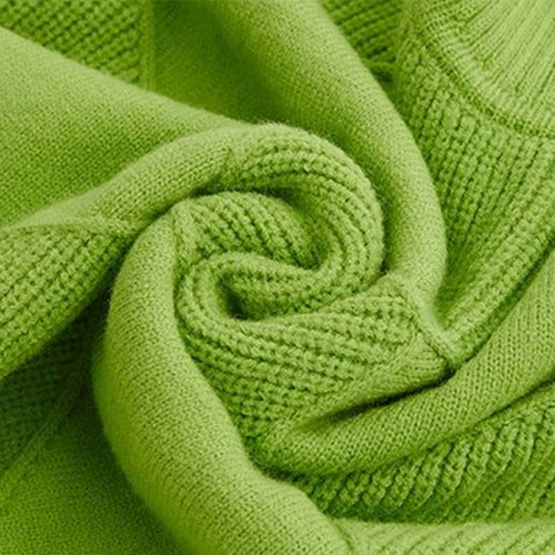 AVA| Textured Turtleneck Knit Sweater