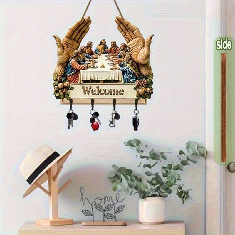 Sacred Welcome Key Holder