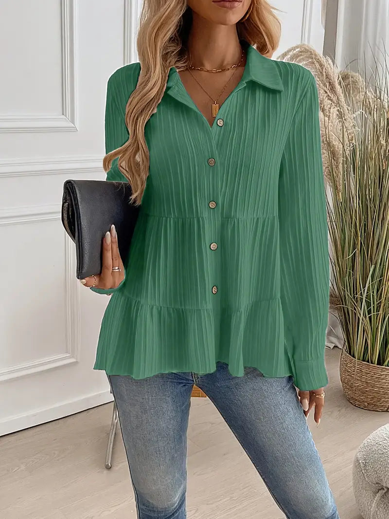 Majlinda - Stylish Long Sleeve Shirt