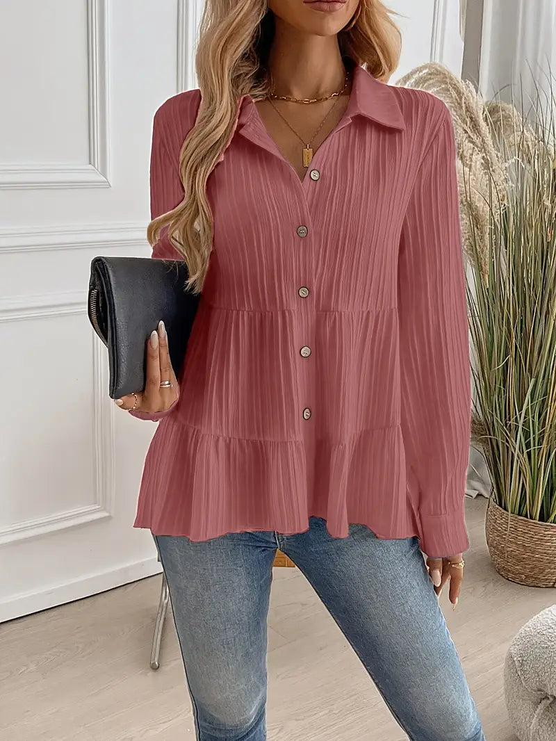Majlinda - Stylish Long Sleeve Shirt