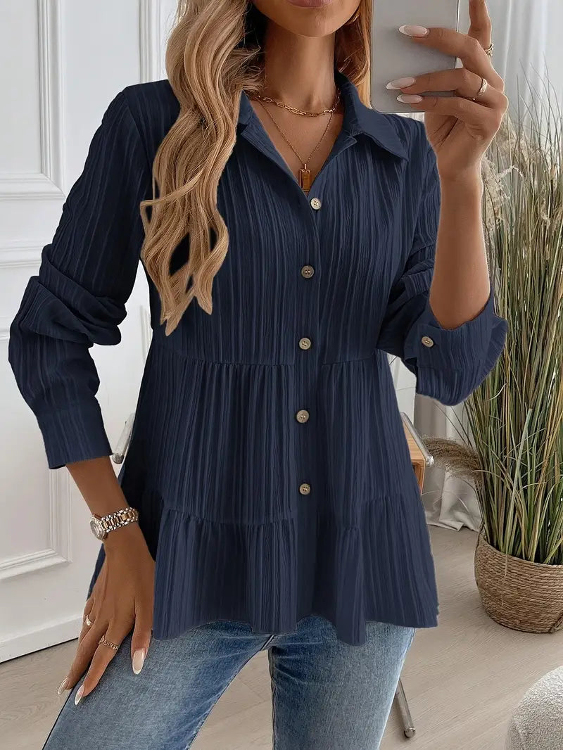 Majlinda - Stylish Long Sleeve Shirt