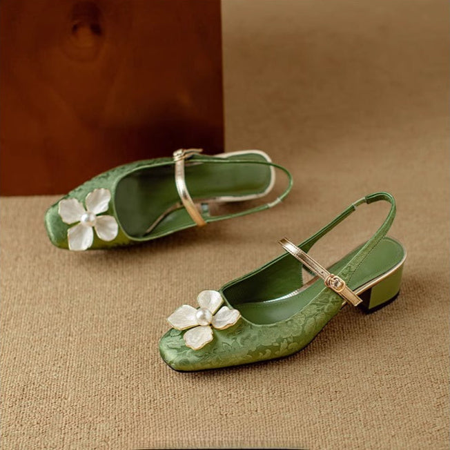 Ava&Rose™| Genine Slingback Pumps