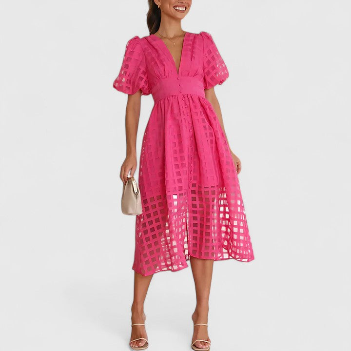 Ava&Rose™| Elegant Midi Dress