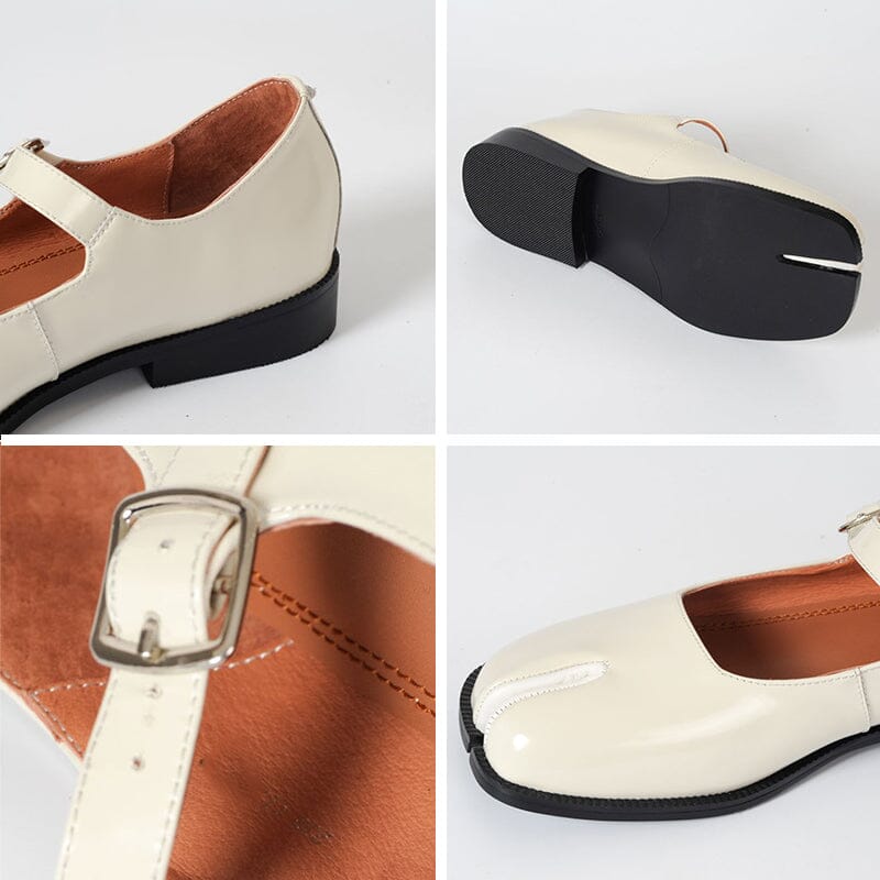 Ava&Rose™| Martha Leather Mary Janes