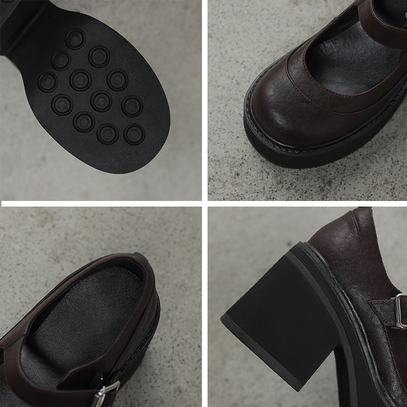 Ava&Rose™| Pela Leather Pumps