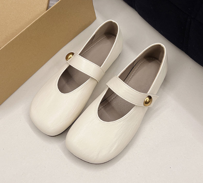 Ava&Rose™| Irene Leather Mary Janes