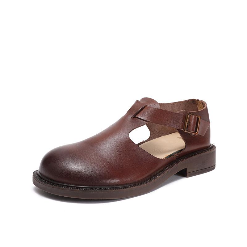 Ava&Rose™| Colette Leather Mary Janes