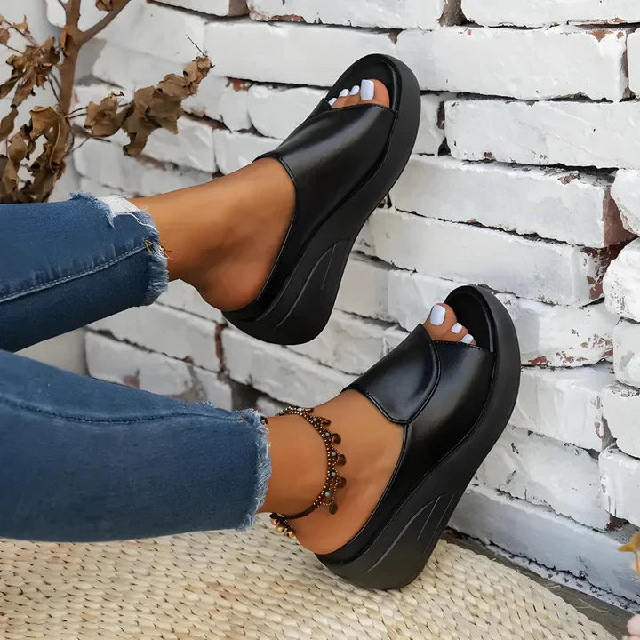 Eliza – Orthopedic Slip-on Wedge Sandals