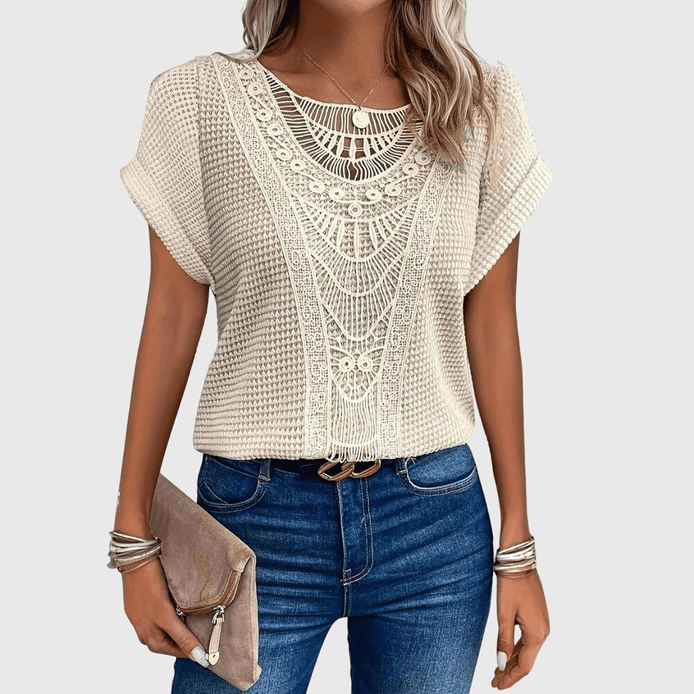 Ava&Rose™| Elegant Ibiza Style Blouse